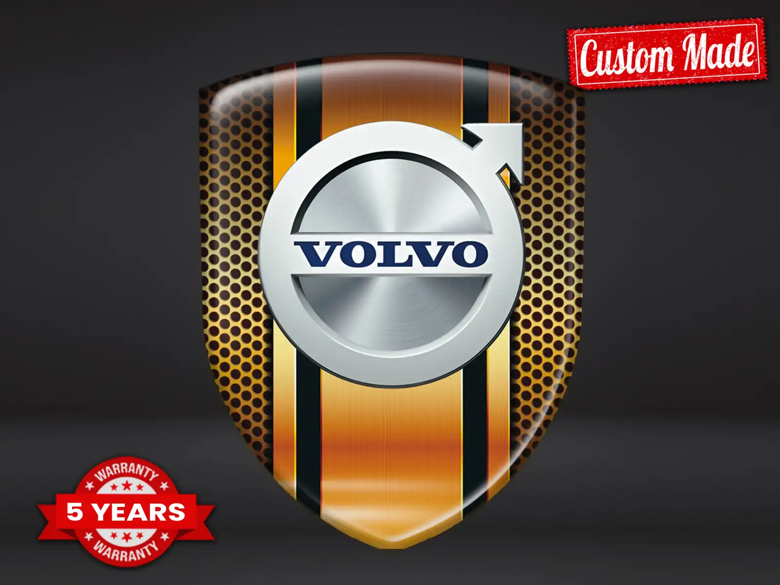 Volvo Etiquetas Negocio Carreras Premium Diseño Estilizado
